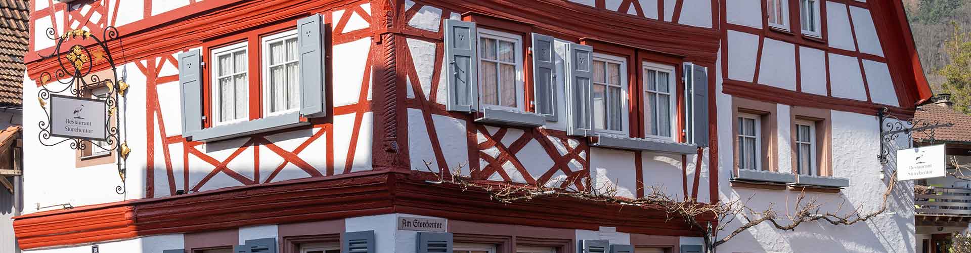 Unterhalb der Burg Trifels